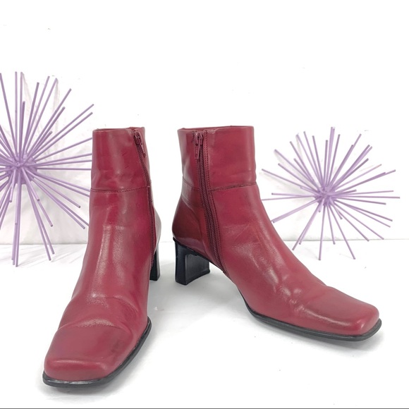 bp Shoes - bp / Leather Square Toe Heel